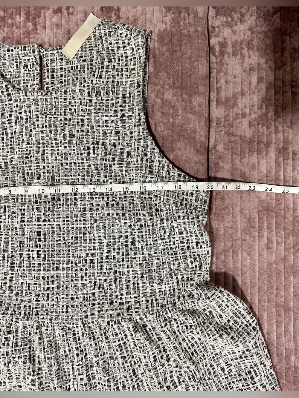 Amadi Texture Sleeveless Peplum Top - Picture 9 of 10